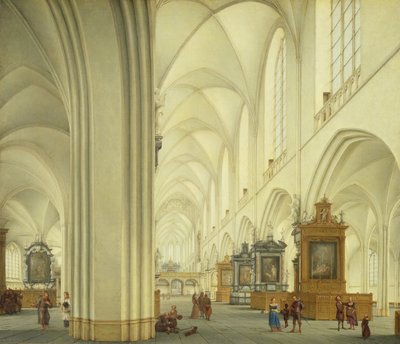 Interno della Cattedrale di Anversa da Isaac van Nickele